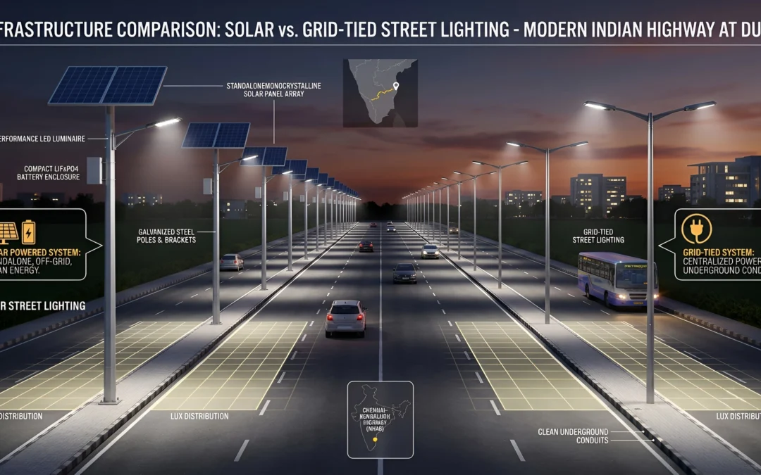 Solar or Grid Street Lighting? The Answer Is Not What Most People Think.
