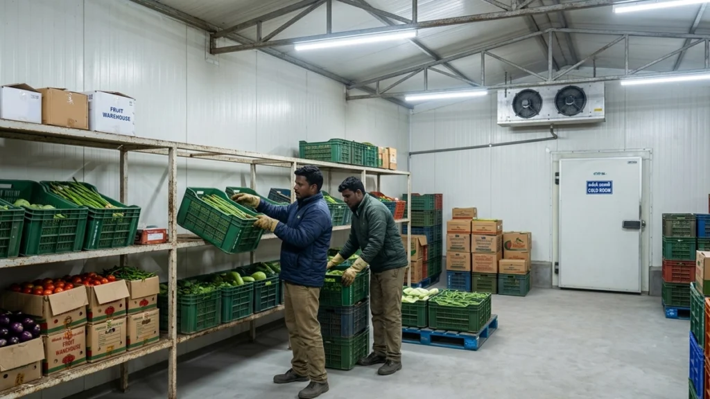 cold storage LED lighting India warehouse Tamil Nadu